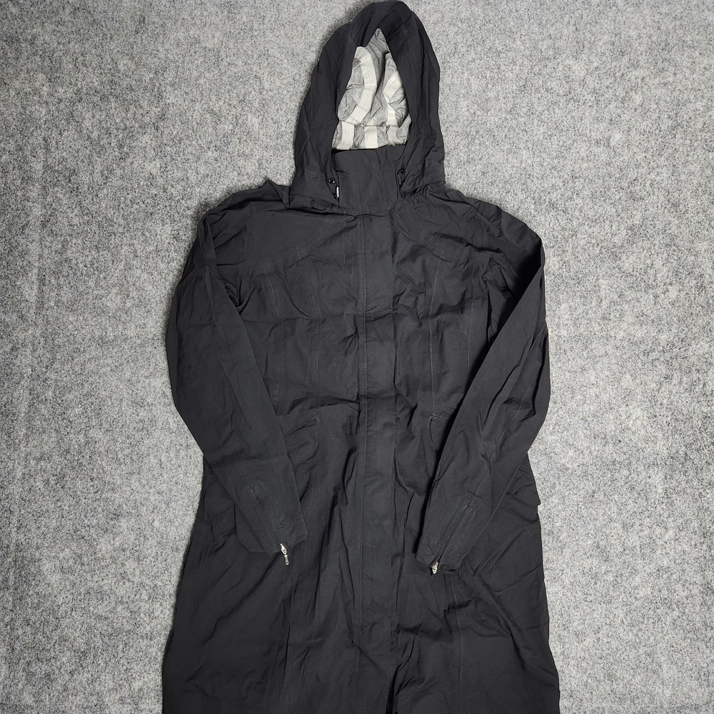 Marmot Membrain‎ Hooded Full Zip Jacket Women S Black Long Sleeve Lightweight